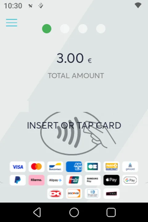 Viva payment screen